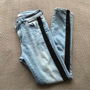 DL1961 Florence Ankle Mid Rise Intrasculpt Skinny Pescadero Velvet Stripe 25